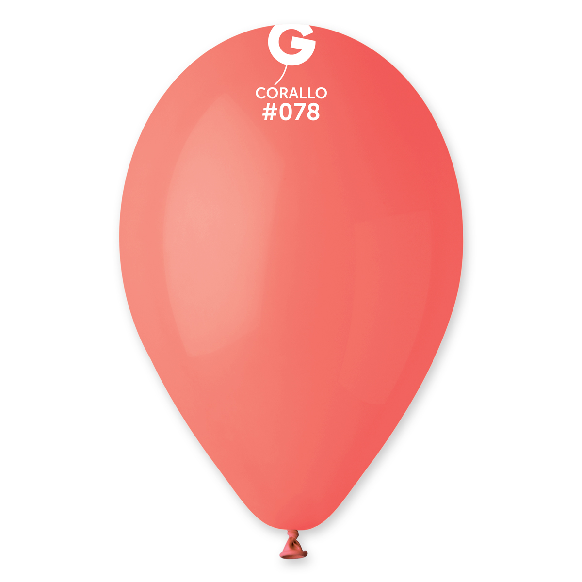 E-shop Gemar Balónik pastelový korálový 26 cm