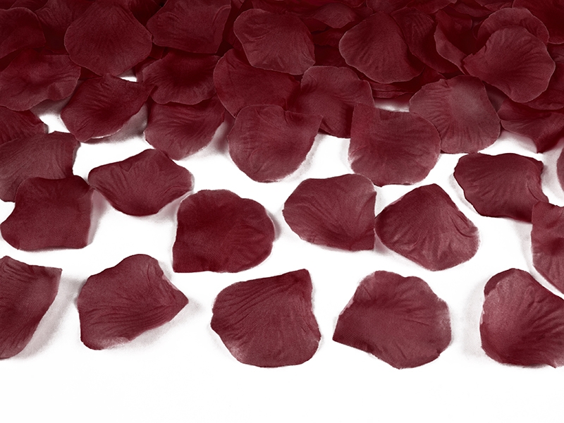 E-shop PartyDeco Lupene ruží tmavo červené 500 ks