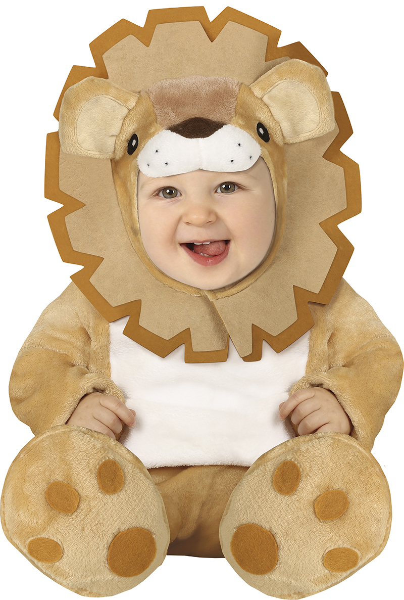 Guirca Detský kostým pre najmenších - Leví Kráľ Simba Veľkosť najmenší: 6 - 12 mesiacov