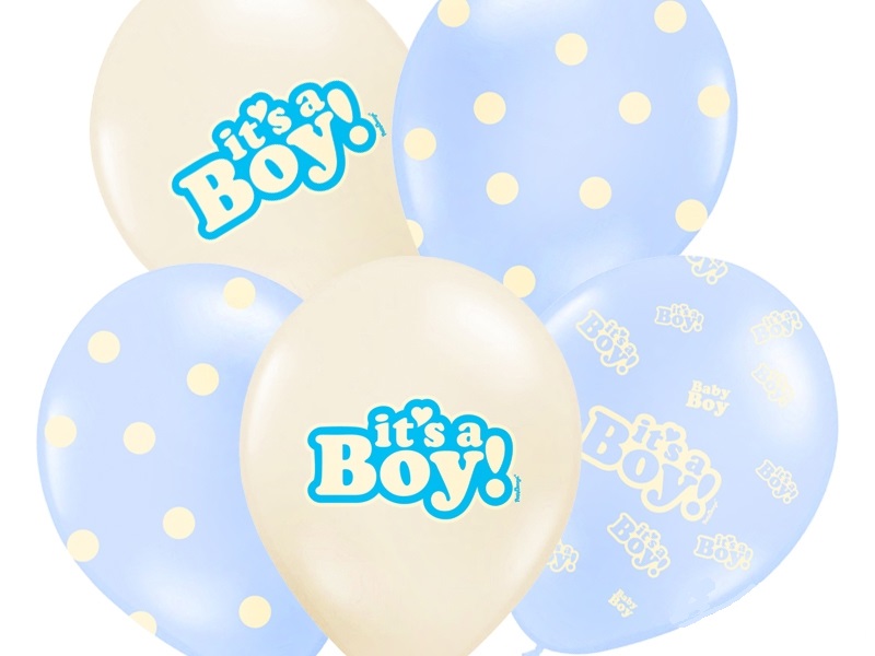 E-shop PartyDeco Balón svetlomodrý - It´s a boy 30 cm