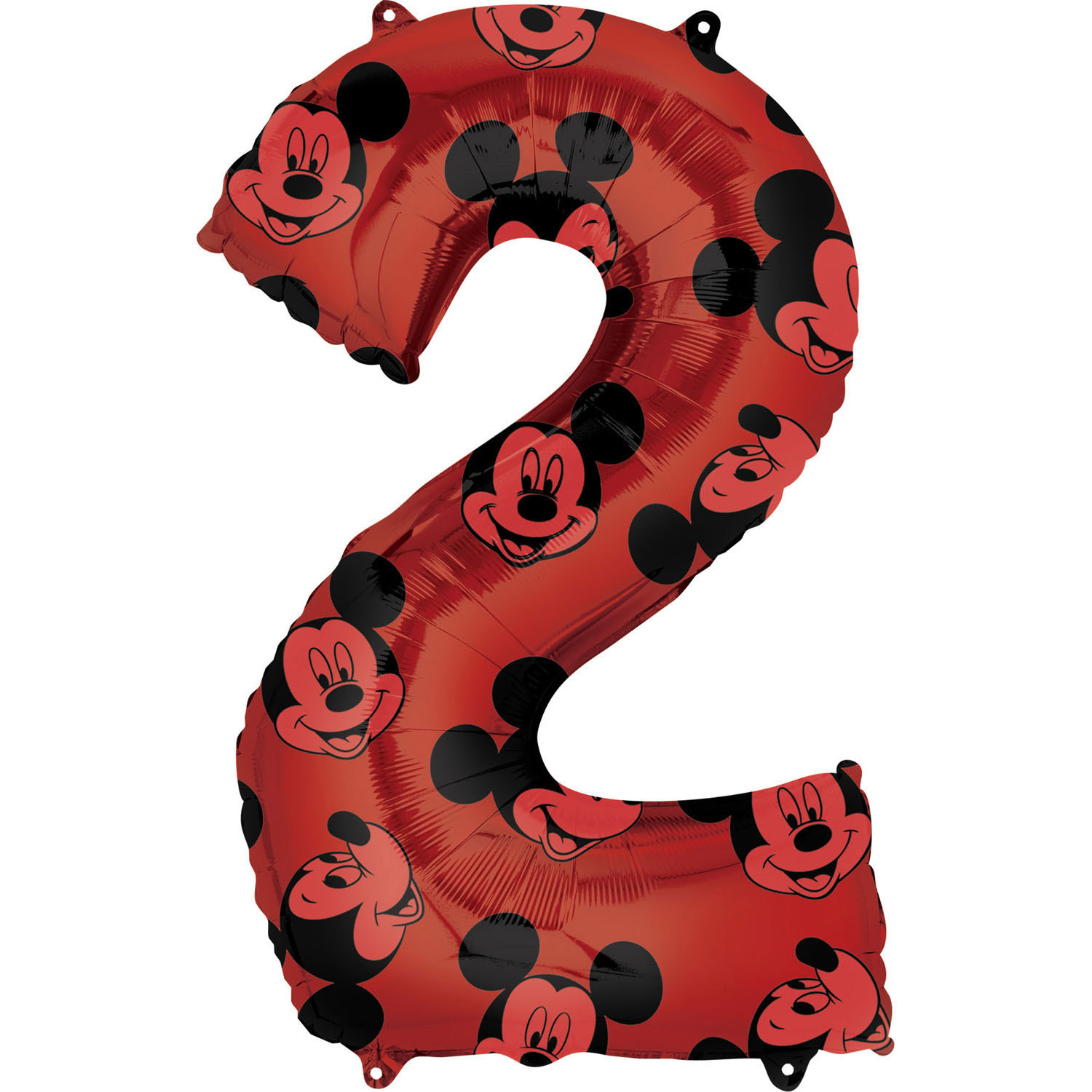 E-shop Amscan Balónik fóliový narodeninové číslo 2 - Mickey Mouse 66 cm