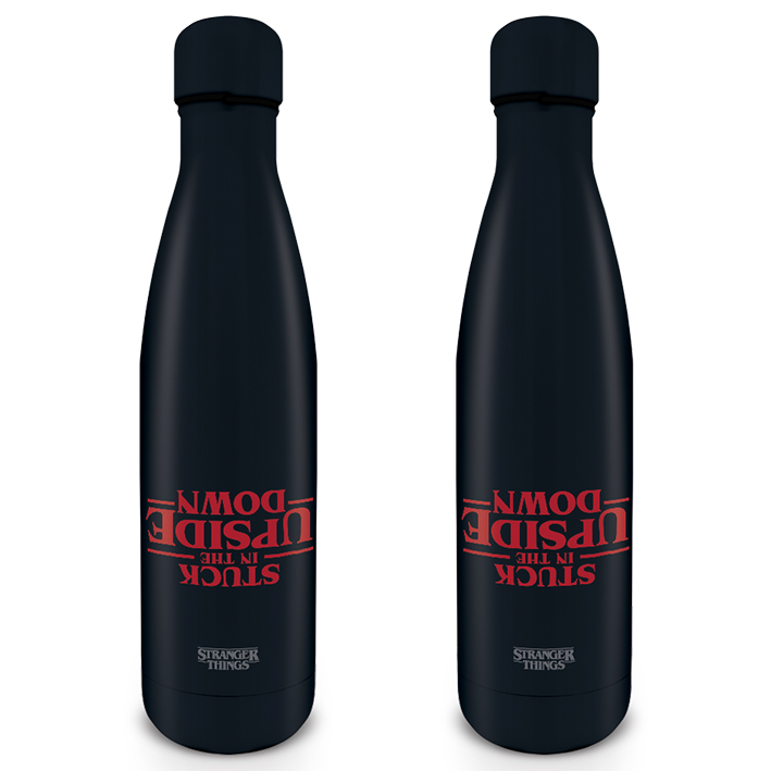 E-shop Pyramid Kovová fľaša na nápoj Stranger Things 550 ml