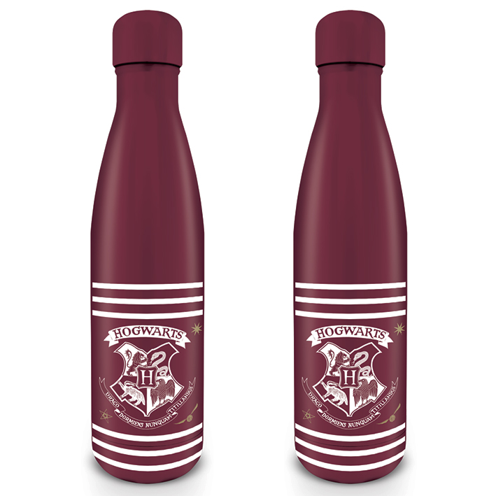 E-shop Pyramid Kovová fľaša na nápoj Harry Potter (Crest & Stripes)