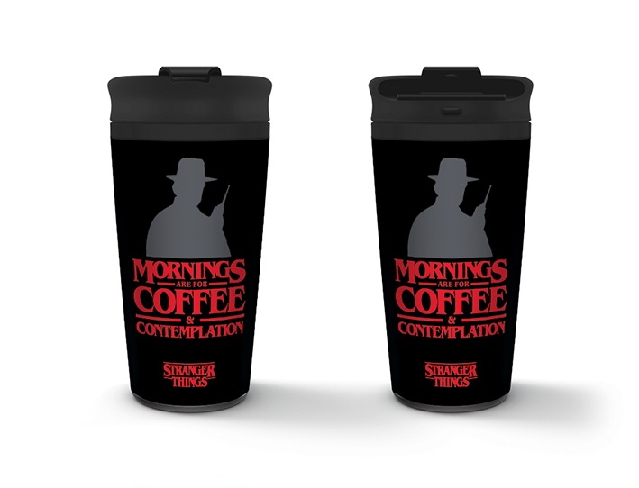 Pyramid Cestovný hrnček Stranger Things (Coffee and Contemplation) 450 ml