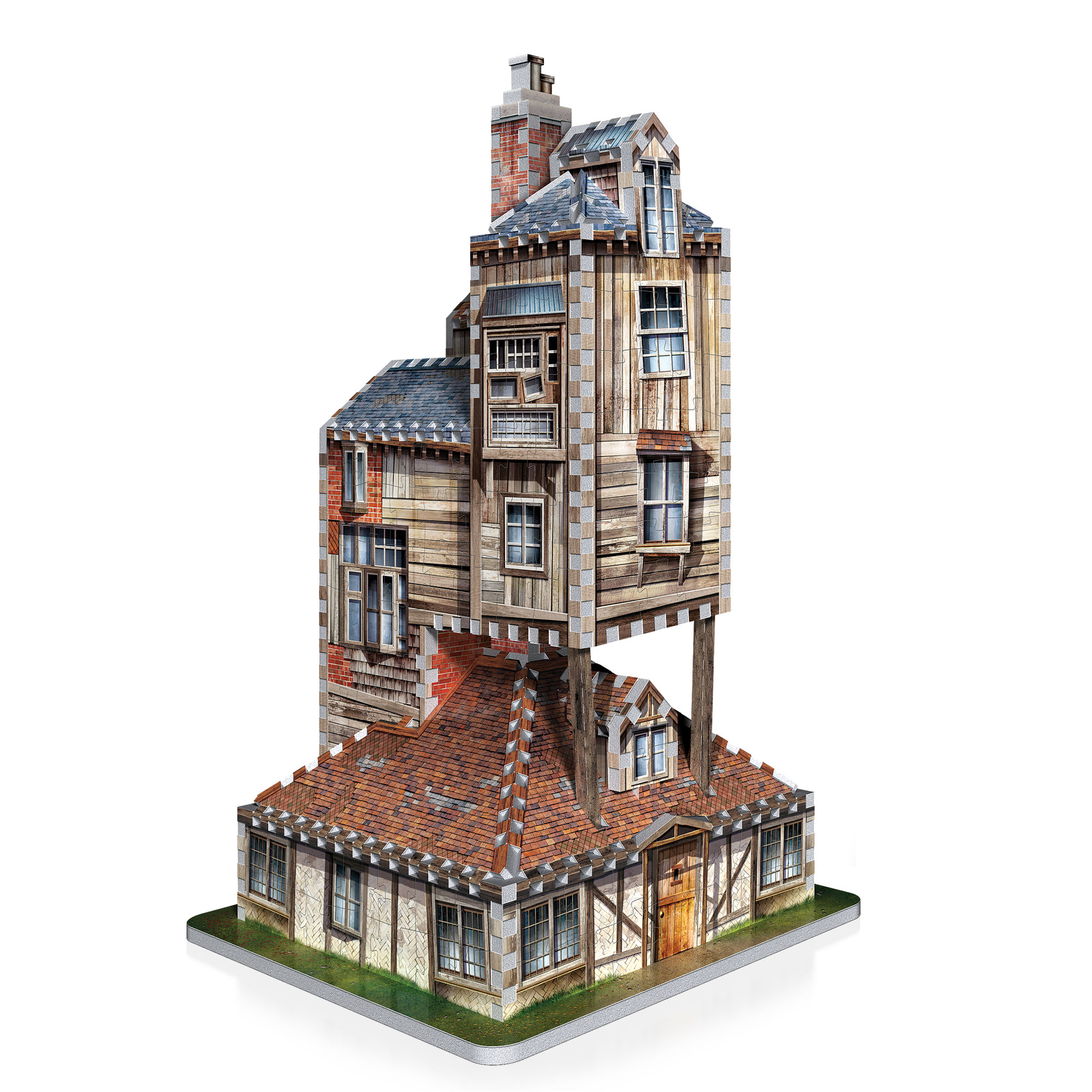 E-shop 3D Wrebbit Harry Potter 3D Puzzle - Rodinný dom Weasleyovcov