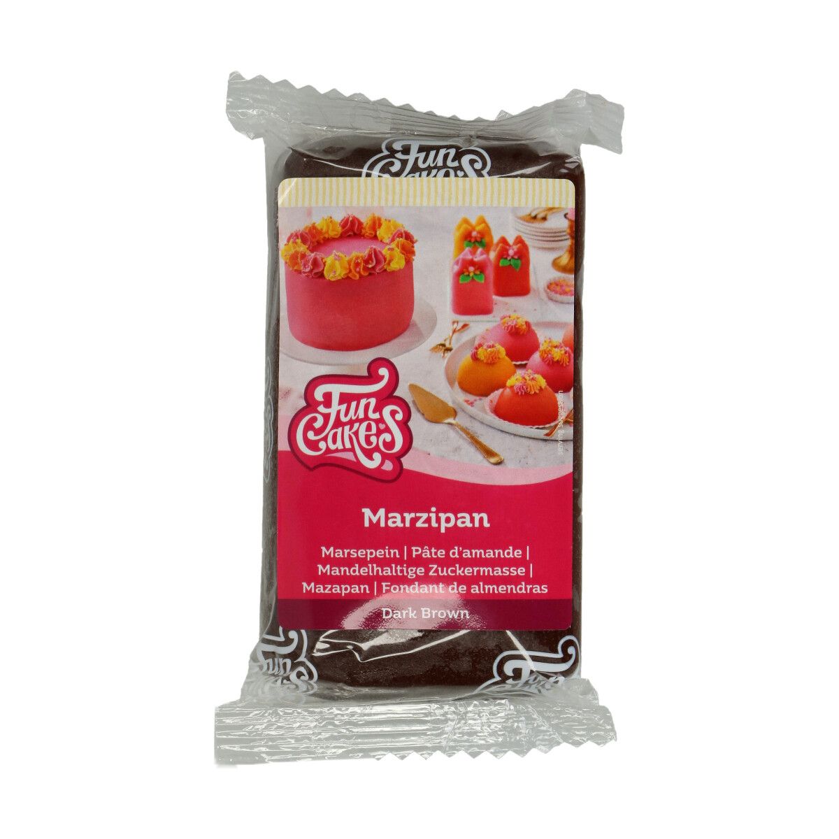 E-shop Cakesupplies Hnedý marcipán Dark Brown 250 g