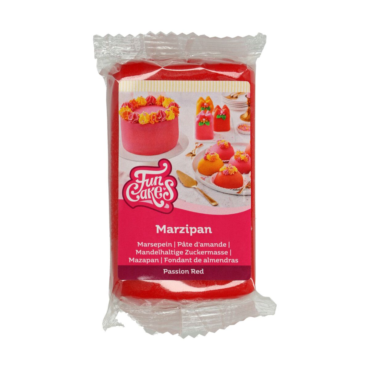 E-shop Funcakes Červený marcipán Passion Red 250 g