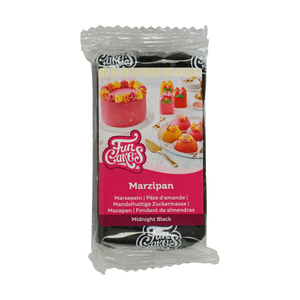 E-shop Funcakes Čierny marcipán Midnight Black 250 g