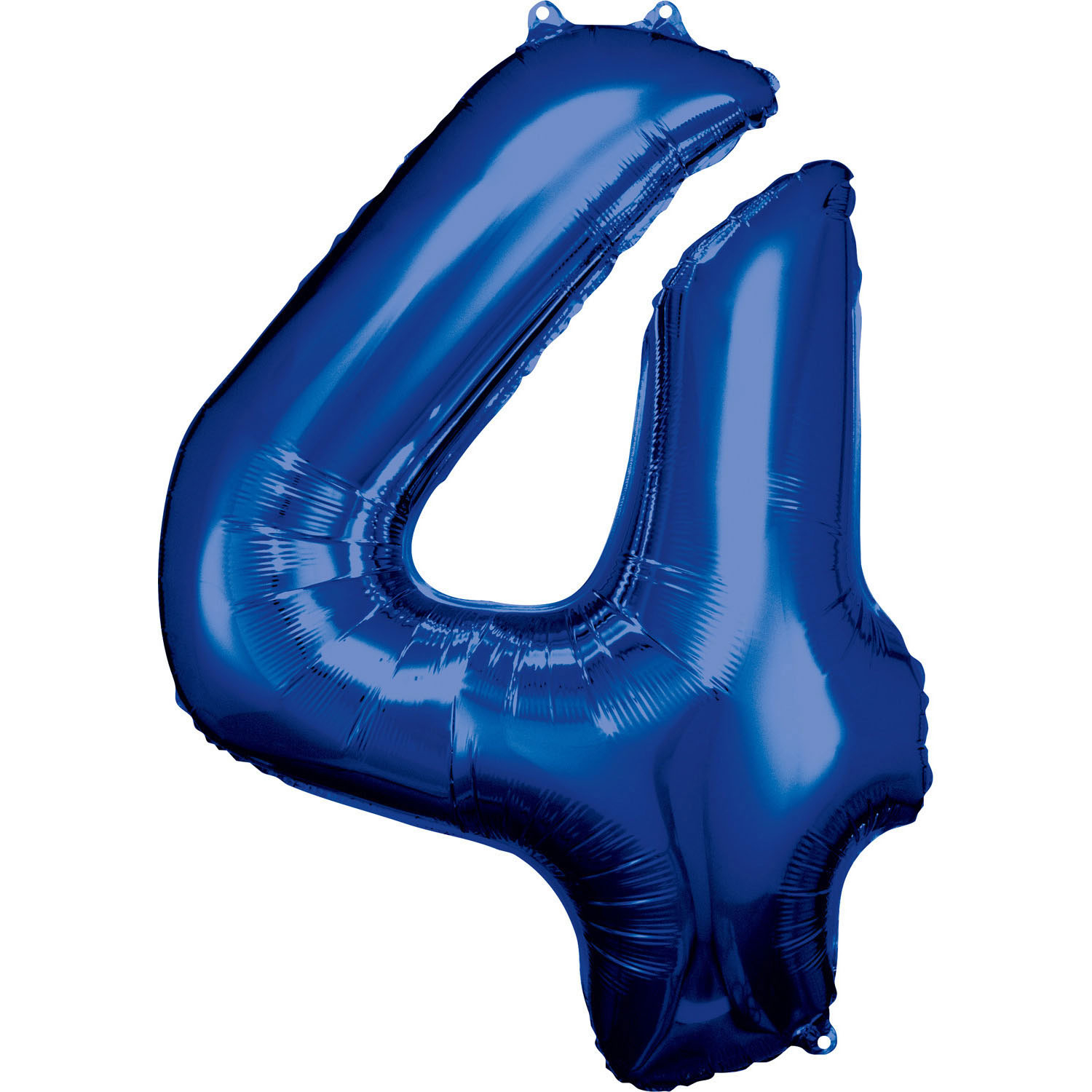 E-shop Amscan Balónik fóliový narodeninové číslo 4 modrý 86 cm