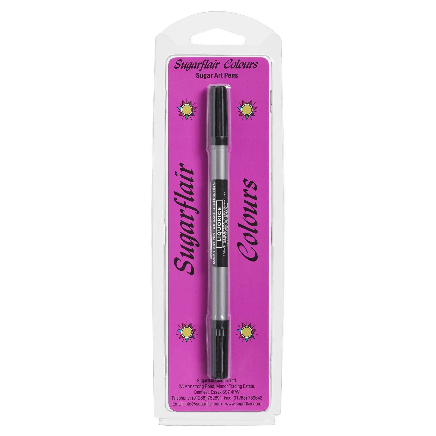 E-shop Cakesupplies Potravinárska fixka Liquorice Black - Čierna