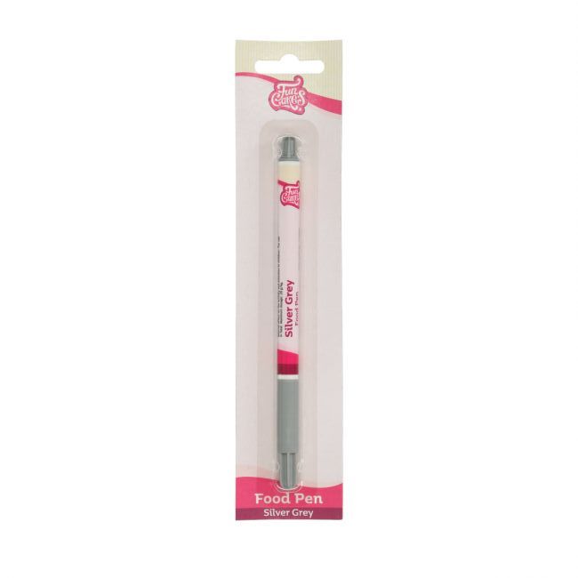 E-shop Cakesupplies Potravinárska fixka Silver Grey - Strieborná