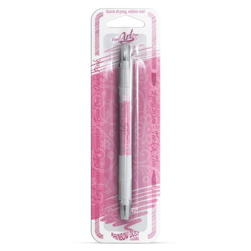 Cakesupplies Potravinárska fixka obojstranná Dusky Pink - Ružová