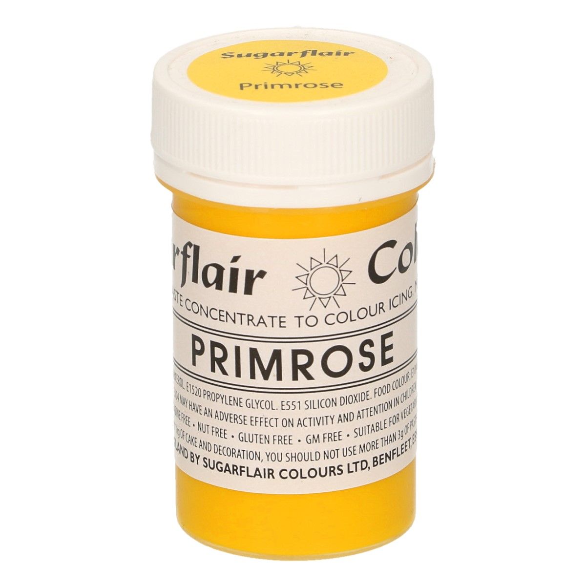 E-shop Cakesupplies Gélová farba Primrose - Žltá 25 g