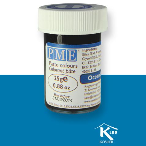 E-shop Cakesupplies Gélová farba Ocean Blue - Modrá 25 g