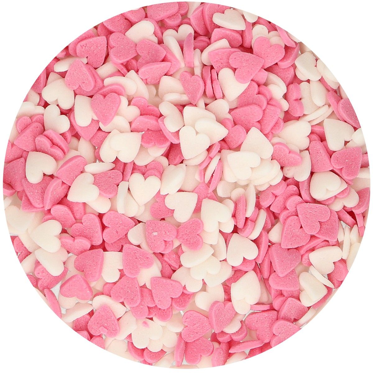 E-shop Funcakes Cukrárske zdobenie srdiečka bielo/ružové 60 g