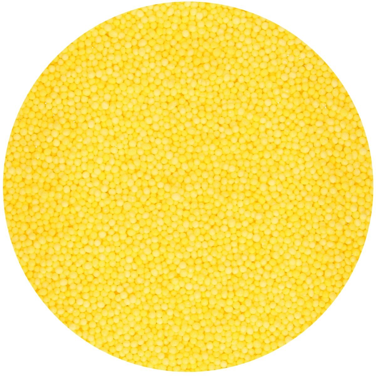 E-shop Funcakes Cukrové guličky Nonpareils Yellow - Žlté 80 g