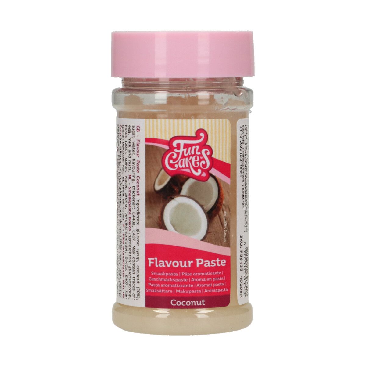 E-shop Cakesupplies Ochucovacia pasta Funcakes - Kokos 100 g