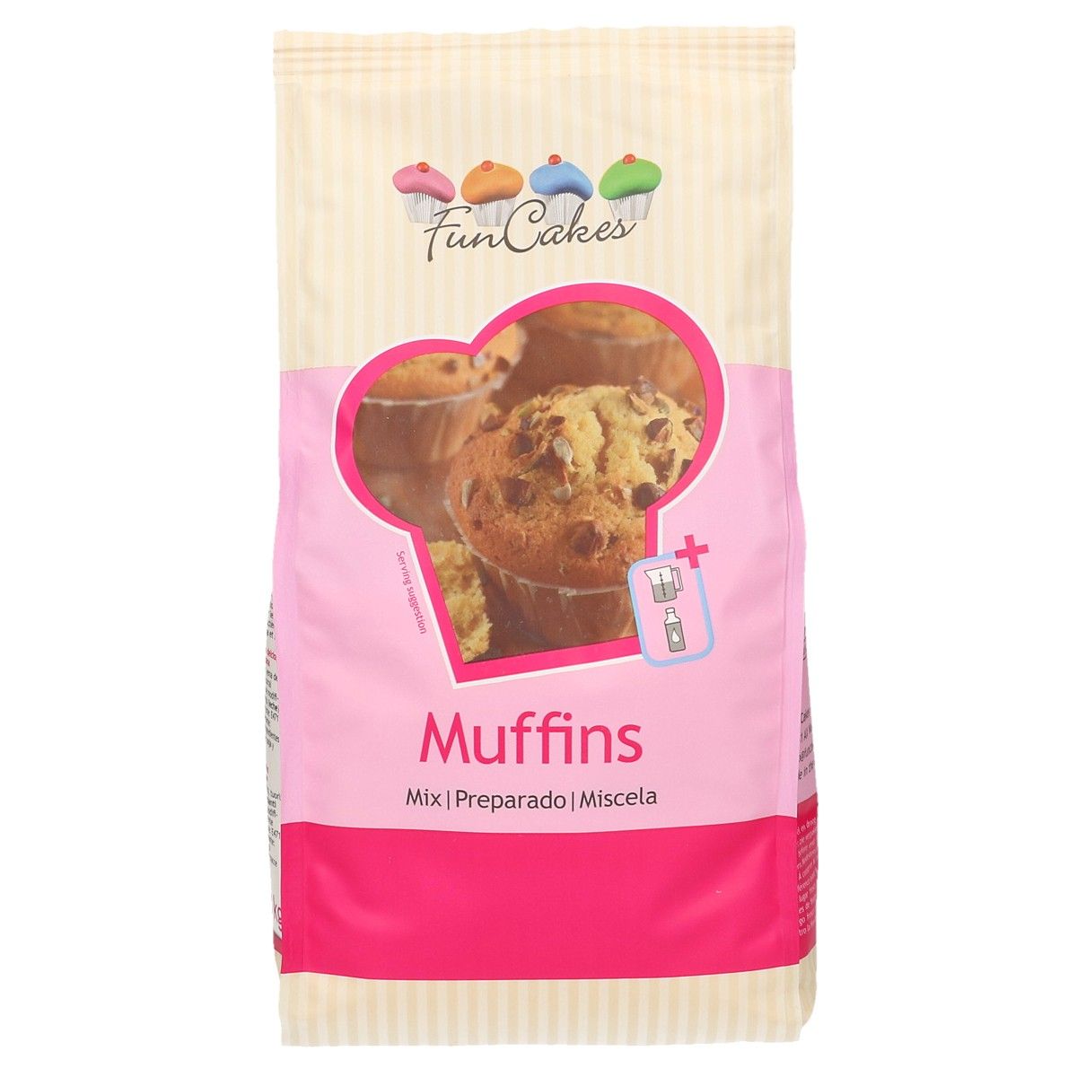 E-shop Funcakes Zmes na výrobu muffins 1 kg