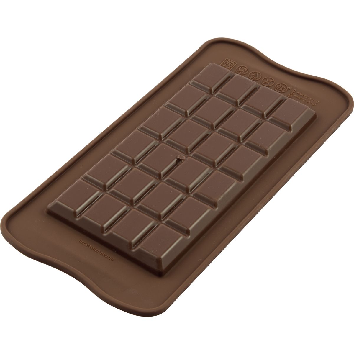 E-shop Cakesupplies Silikónová forma na čokoládu - Tabuľka čokolády