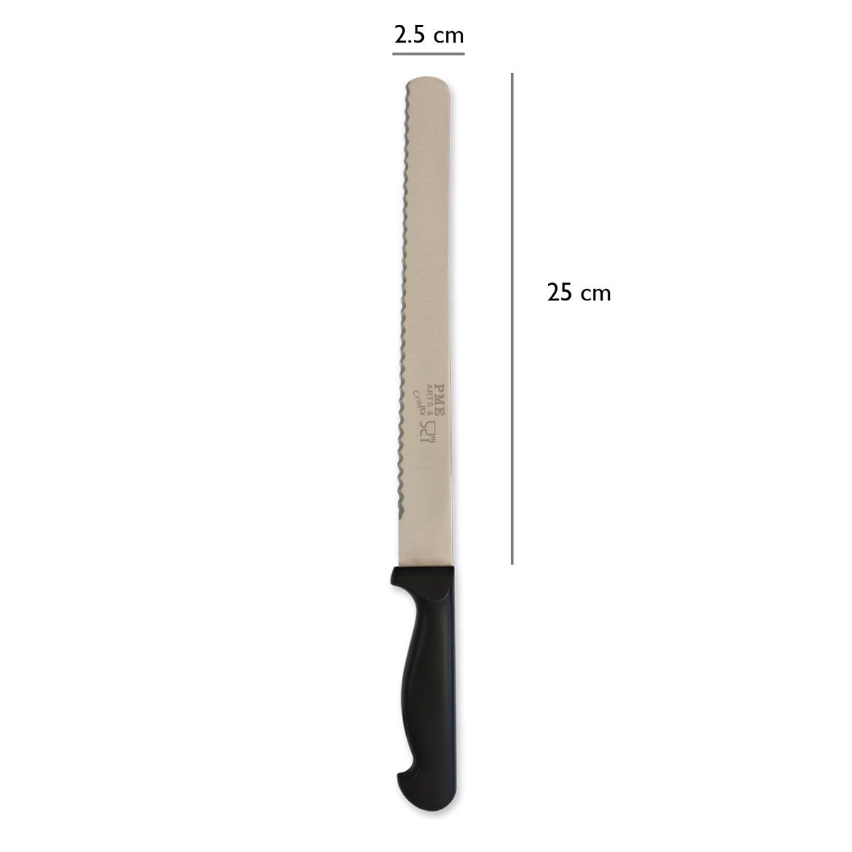 E-shop Cakesupplies Nôž 25,5 cm - vlnka