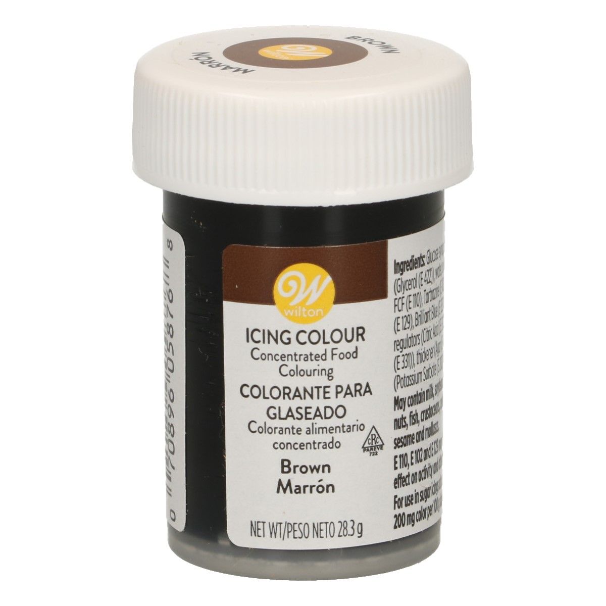 E-shop Cakesupplies Gélová farba Brown - Hnedá 28 g