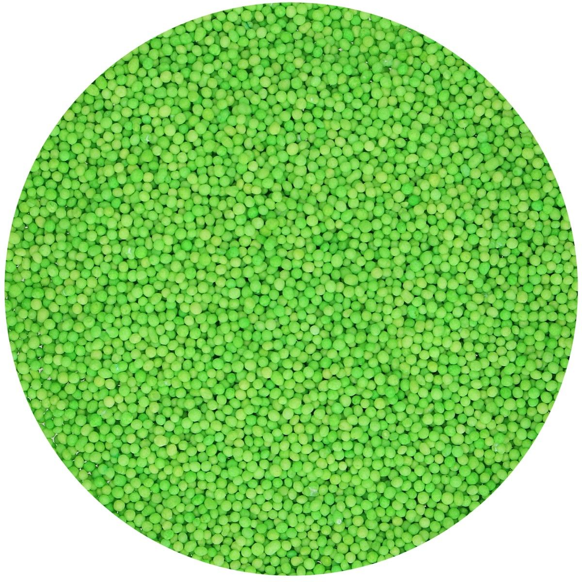 E-shop Funcakes Cukrové guličky Nonpareils Green - Zelené 80 g