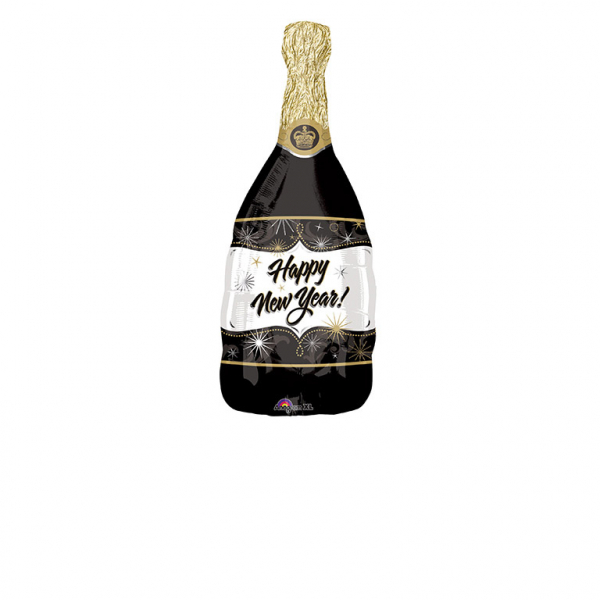 E-shop Amscan Fóliový balón - Šampanské Happy New Year!