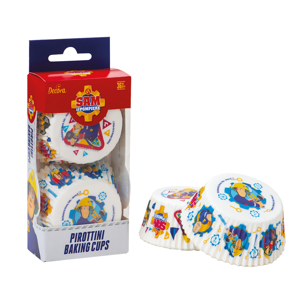 Decora Papierové košíčky na pečenie Požiarnik Sam 36 ks