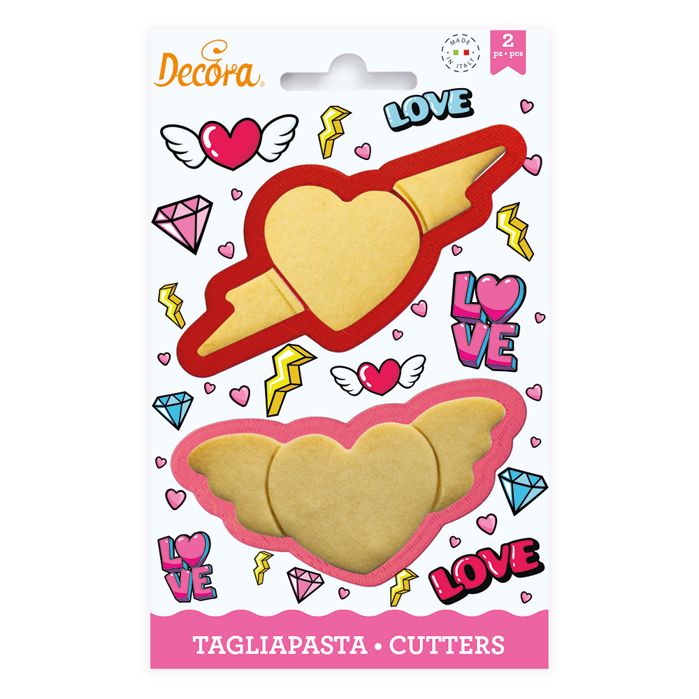 E-shop Decora Sada vykrajovačiek - Love