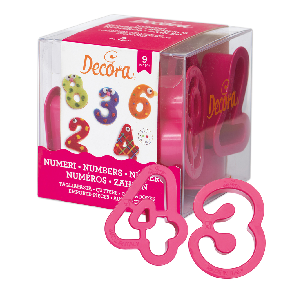 E-shop Decora Sada vykrajovačiek - čísla