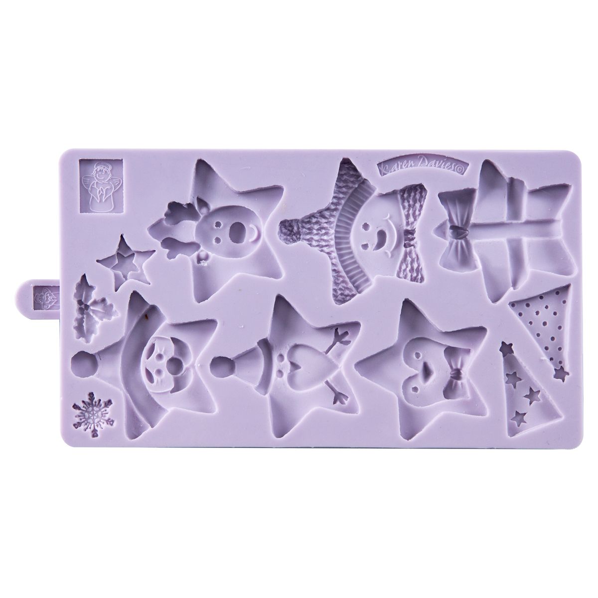 Cakesupplies Silikonová forma Karen Davies - Vianočné hviezdy