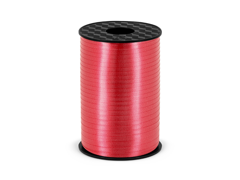 E-shop PartyDeco Stuha na balóny - červená 0,5cm/225 m
