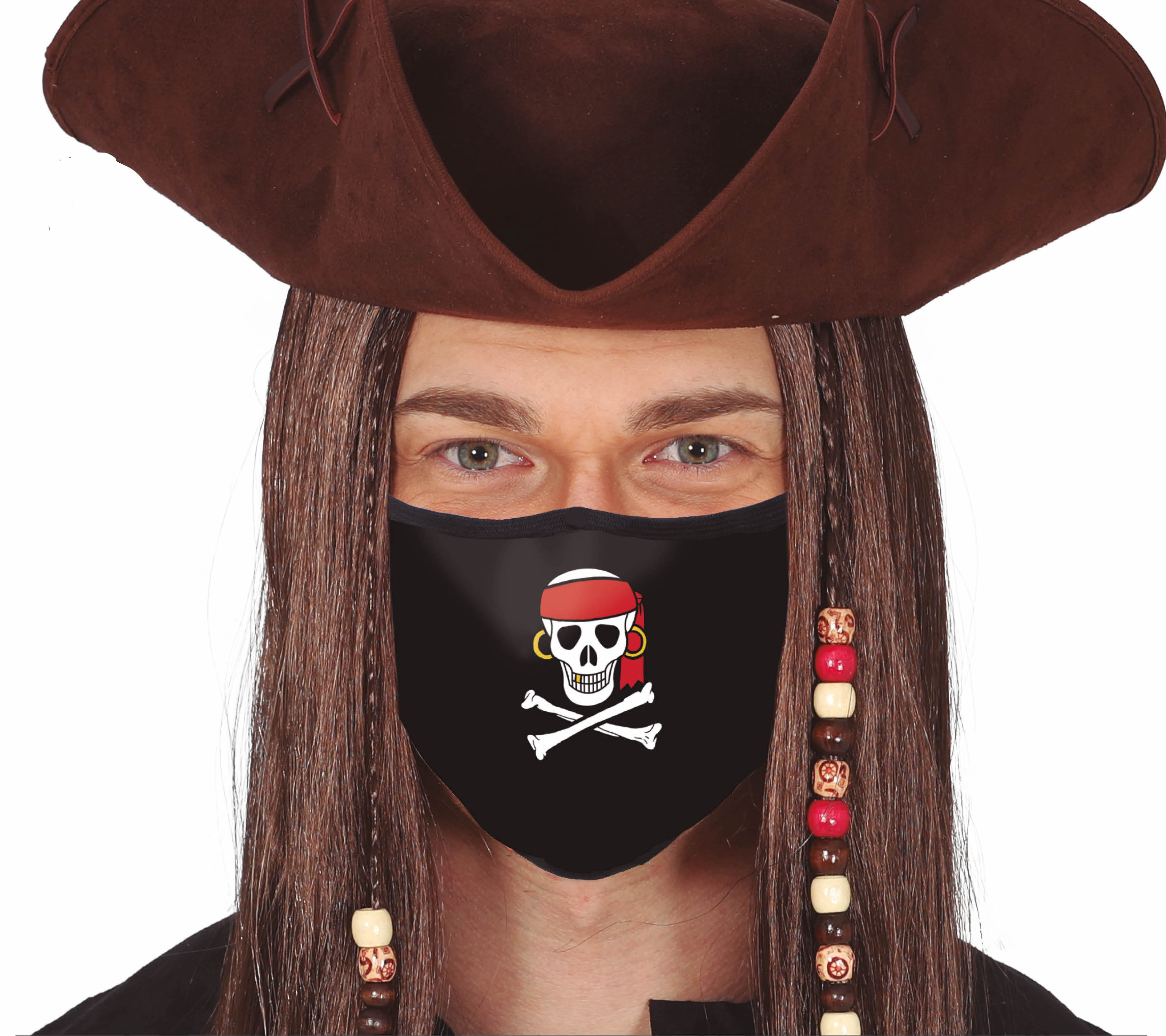 Guirca Ochranné rúško s pirátskym motívom