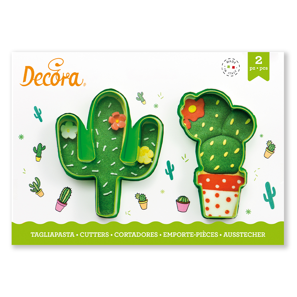 E-shop Decora Sada vykrajovačiek - kaktusy