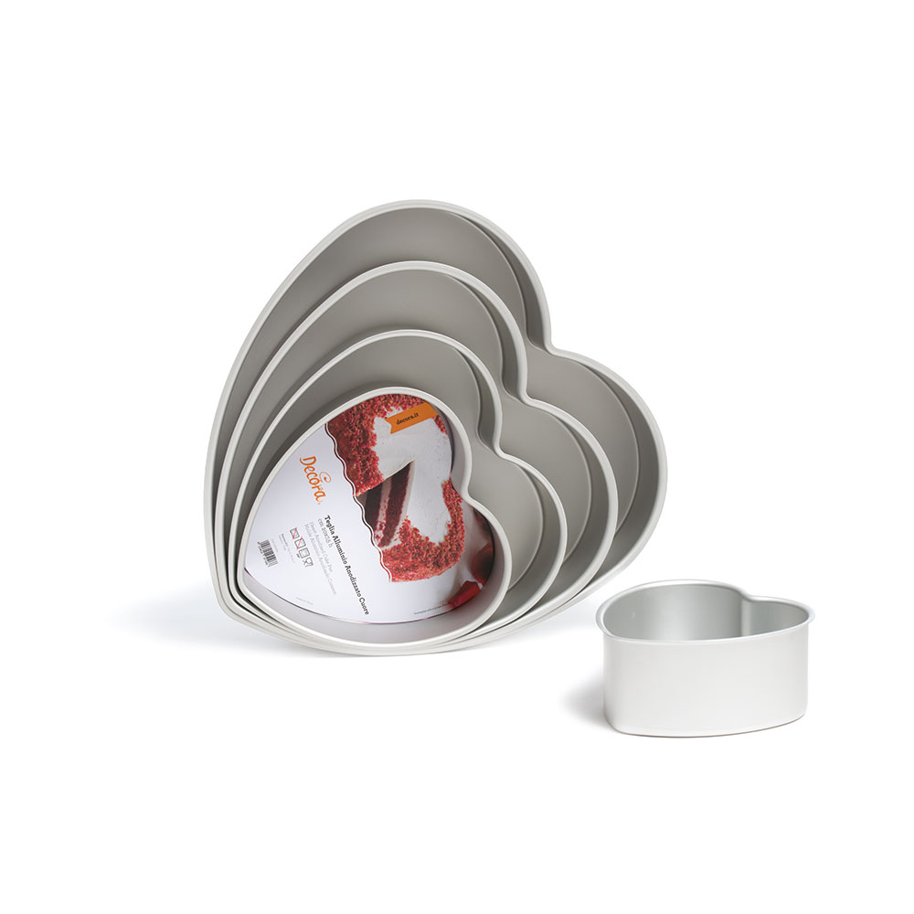 E-shop Decora Tortová forma v tvare srdca 25 cm