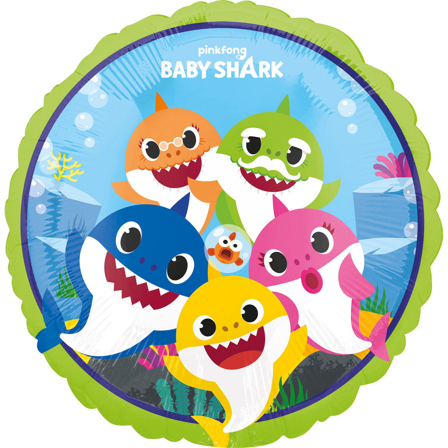 Amscan Foliový balón - Baby shark 43 cm