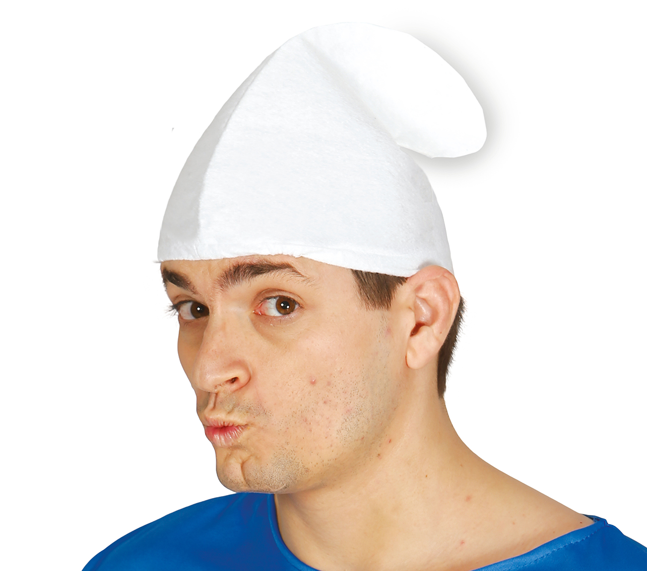 Guirca Biela čiapka - Šmolkovia