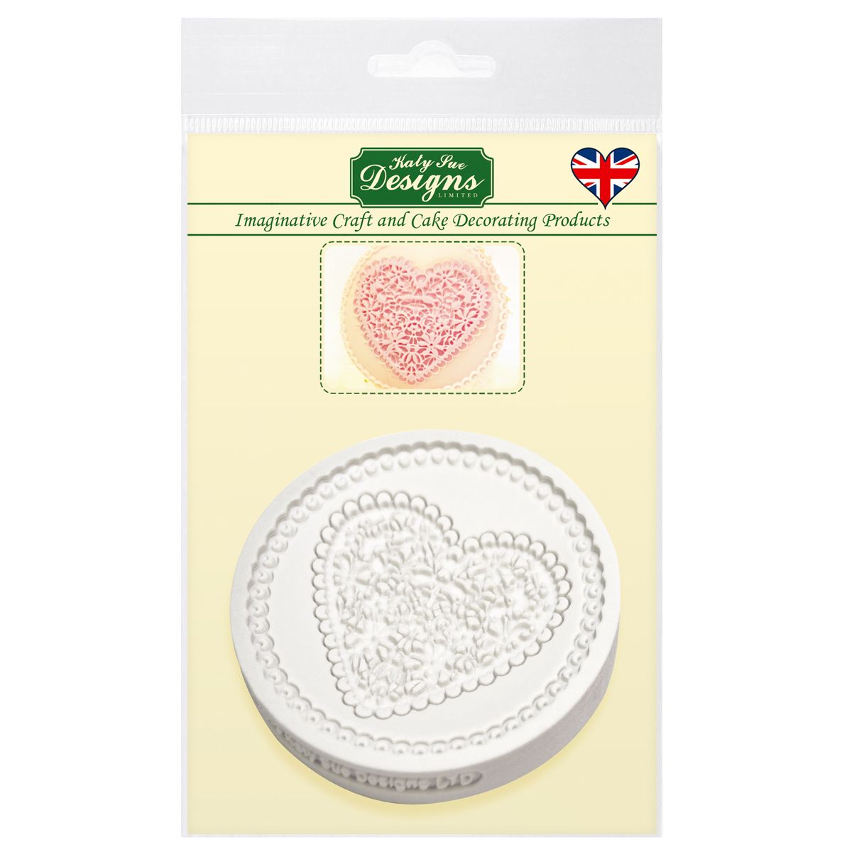 Cakesupplies Silikónová forma na modelovanie - Srdce