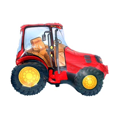 E-shop Godan Fóliový balón - Červený traktor 60 cm