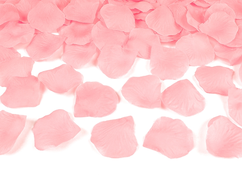 E-shop PartyDeco Lupene ruží svetlo ružové 500 ks