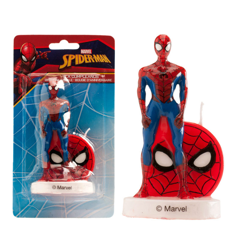 E-shop Dekora 3D Narodeninová sviečka - Spiderman 9 cm