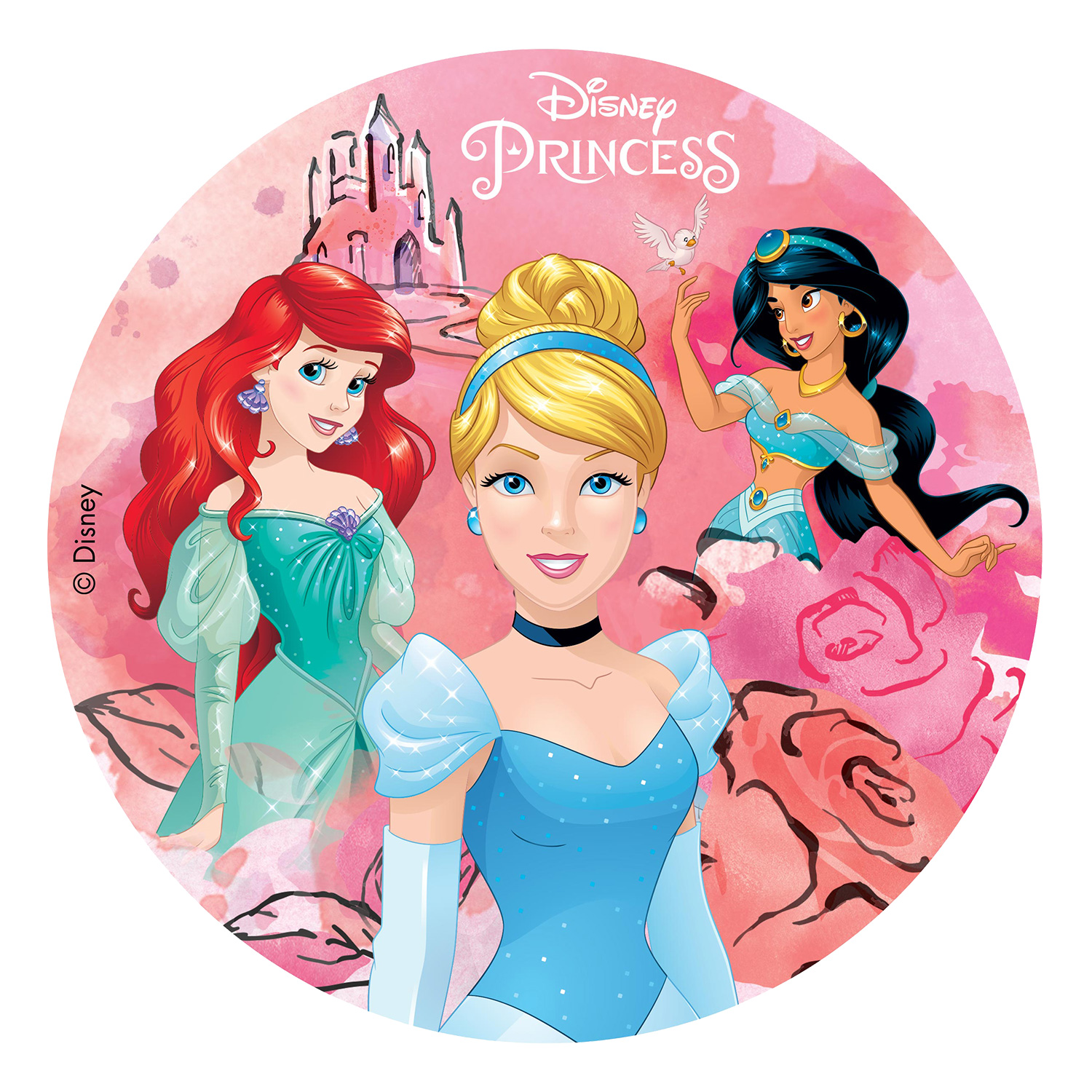 E-shop Dekora Jedlý papier - Disney princezné 20 cm