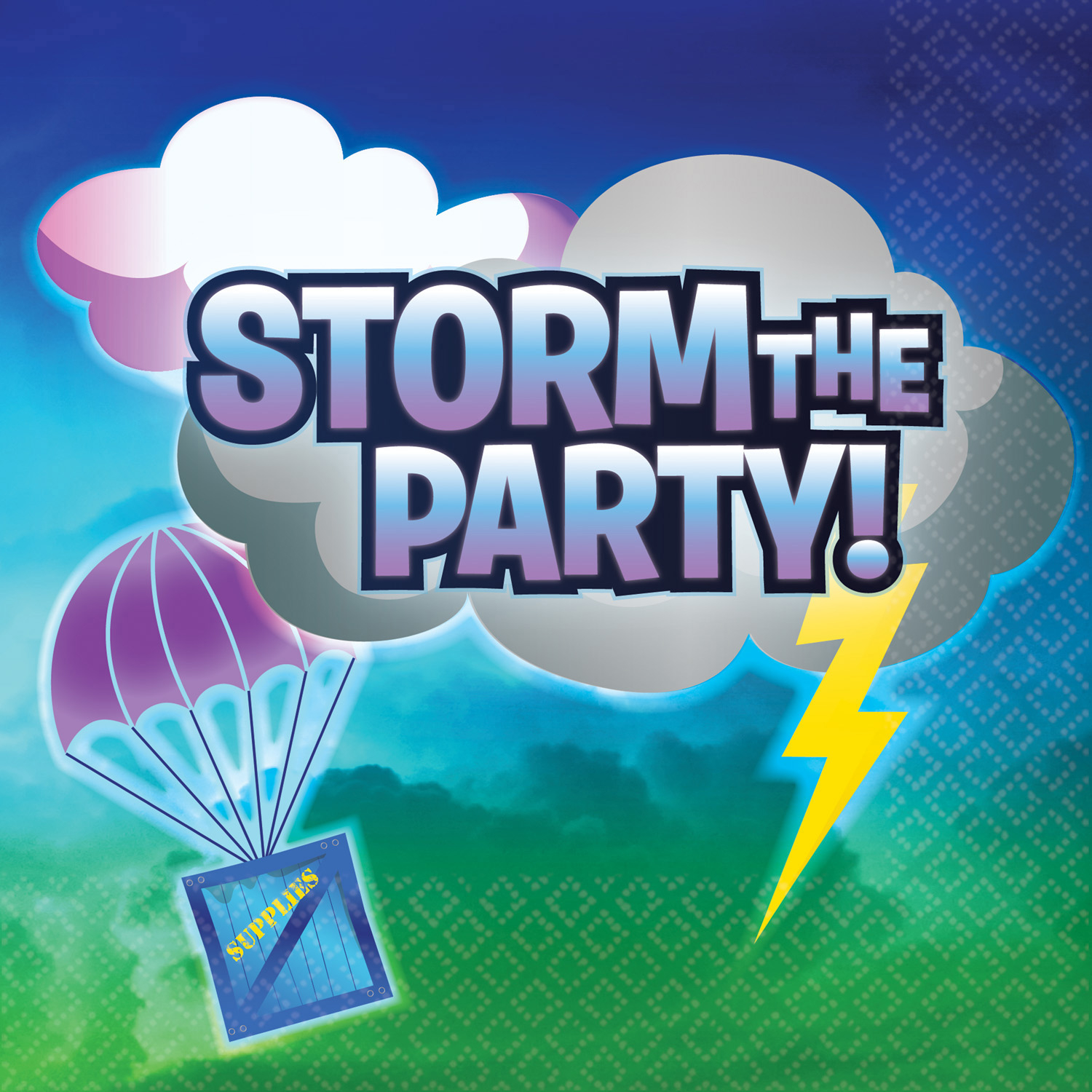 E-shop Amscan Servítky Battle Royal - Storm the party 33 x 33 cm