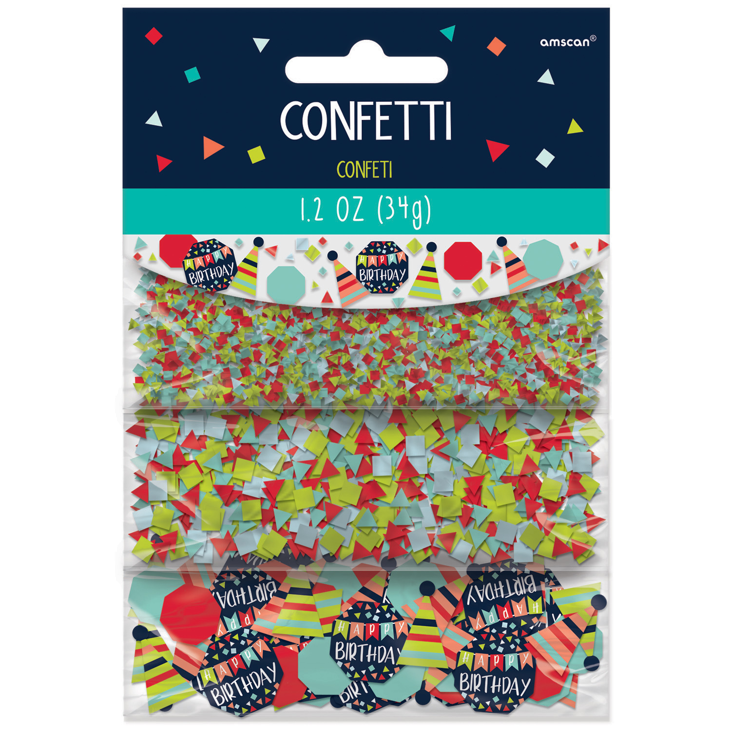 E-shop Amscan Konfety - Happy Birthday mix