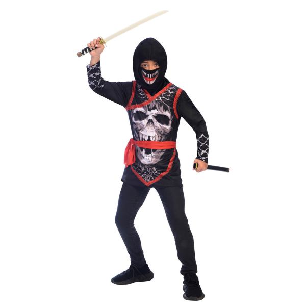 E-shop Amscan Detský kostým - Ninja s lebkou
