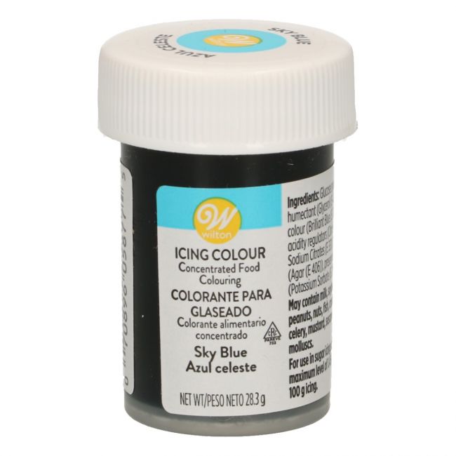 E-shop Cakesupplies Gélová farba Sky Blue - Modrá 28 g
