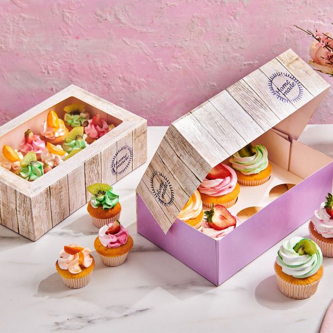 E-shop Cakesupplies Krabice na cupcakes - Homemade 3 ks