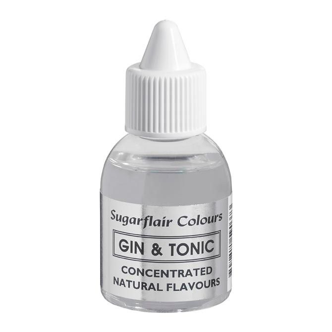 E-shop Sugarflair Colours 100 % Prírodná potravinárska esencia - Gin Tonic 30 ml