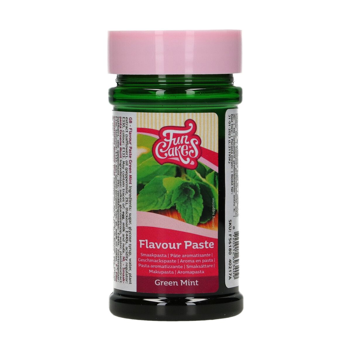 E-shop Cakesupplies Ochucovacia pasta Funcakes - Mäta 100 g