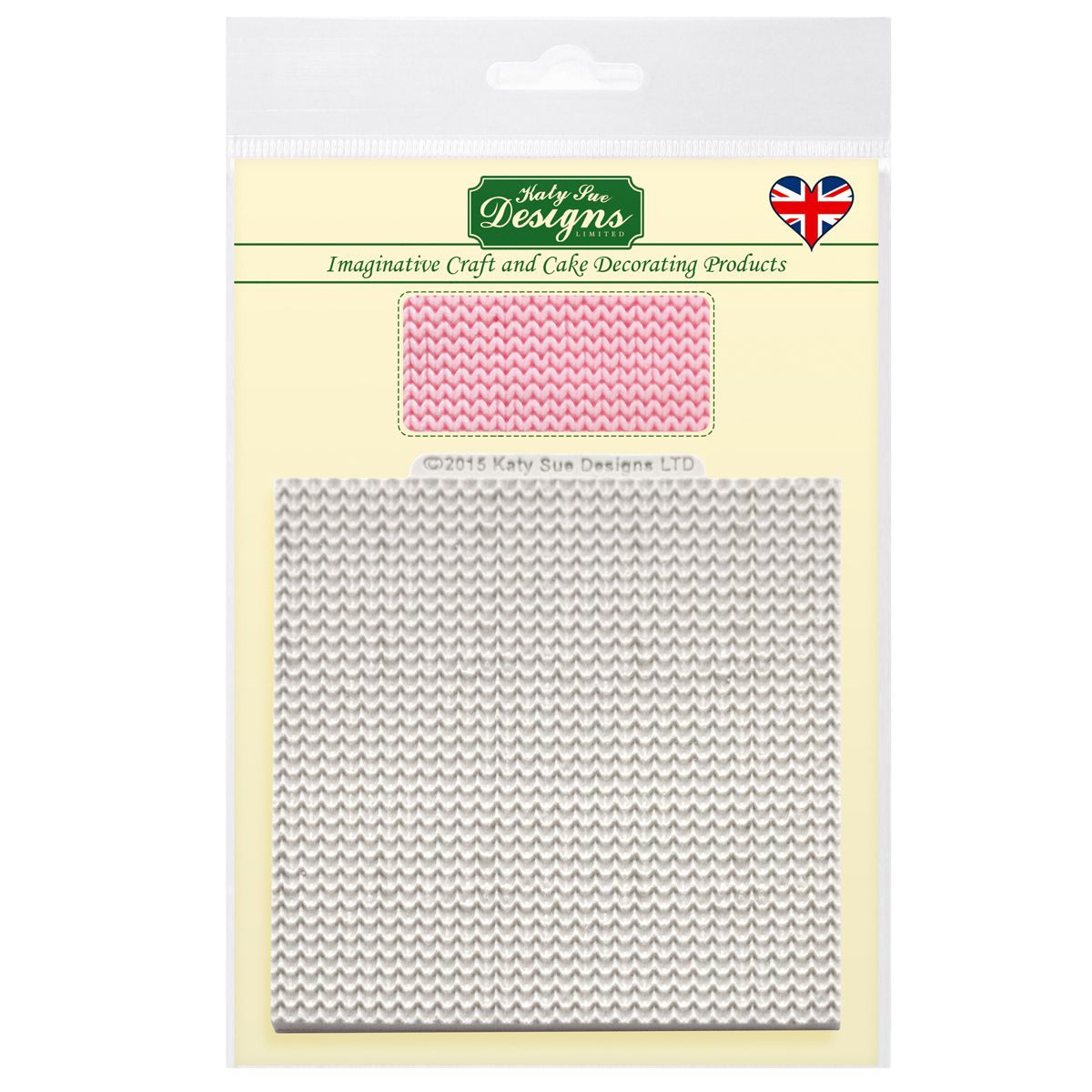 Cakesupplies Silikónová forma háčkovaný vzor - Knitting